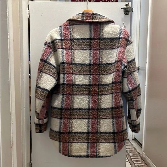 Zara Plaid Button-Up Jacket - Picture 3 of 3